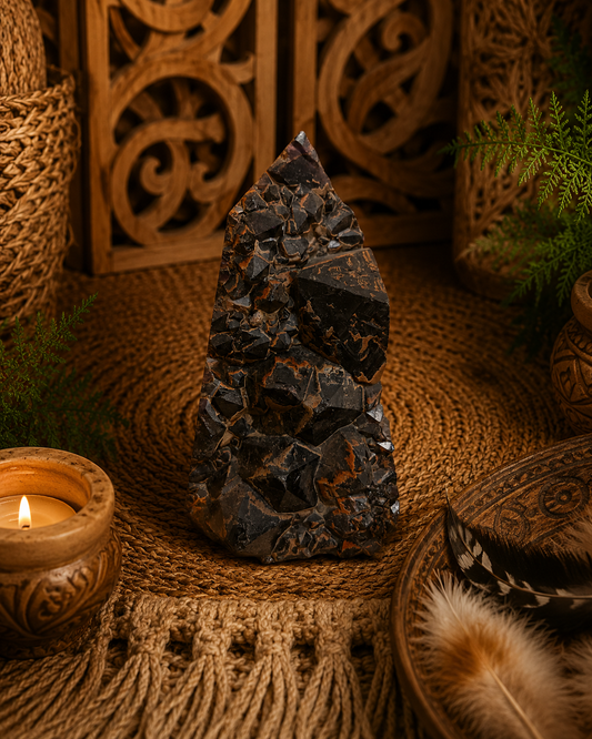 Amethyst Tower with Cluster
