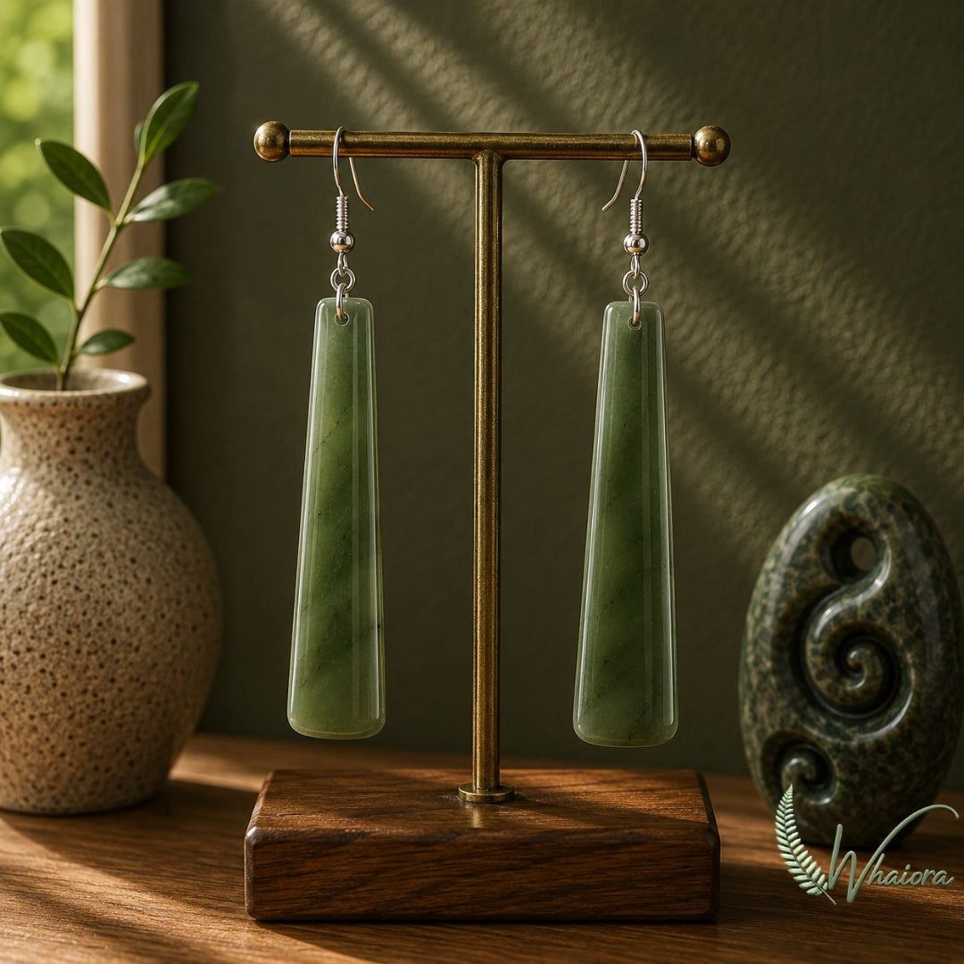 Pounamu Earrings