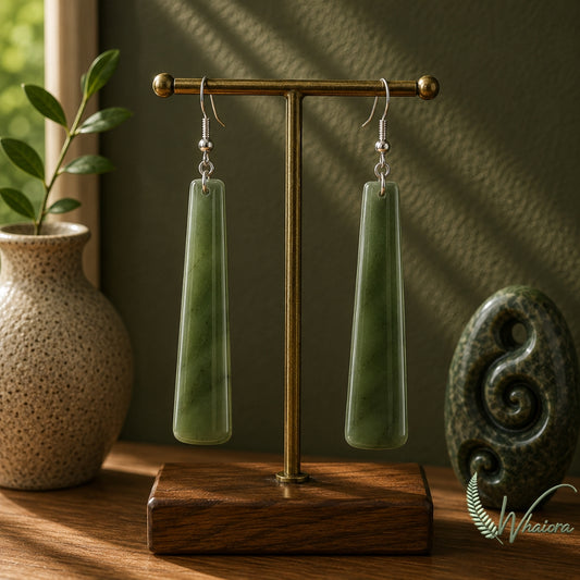 Pounamu Earrings