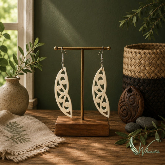 Beef Bone Earring