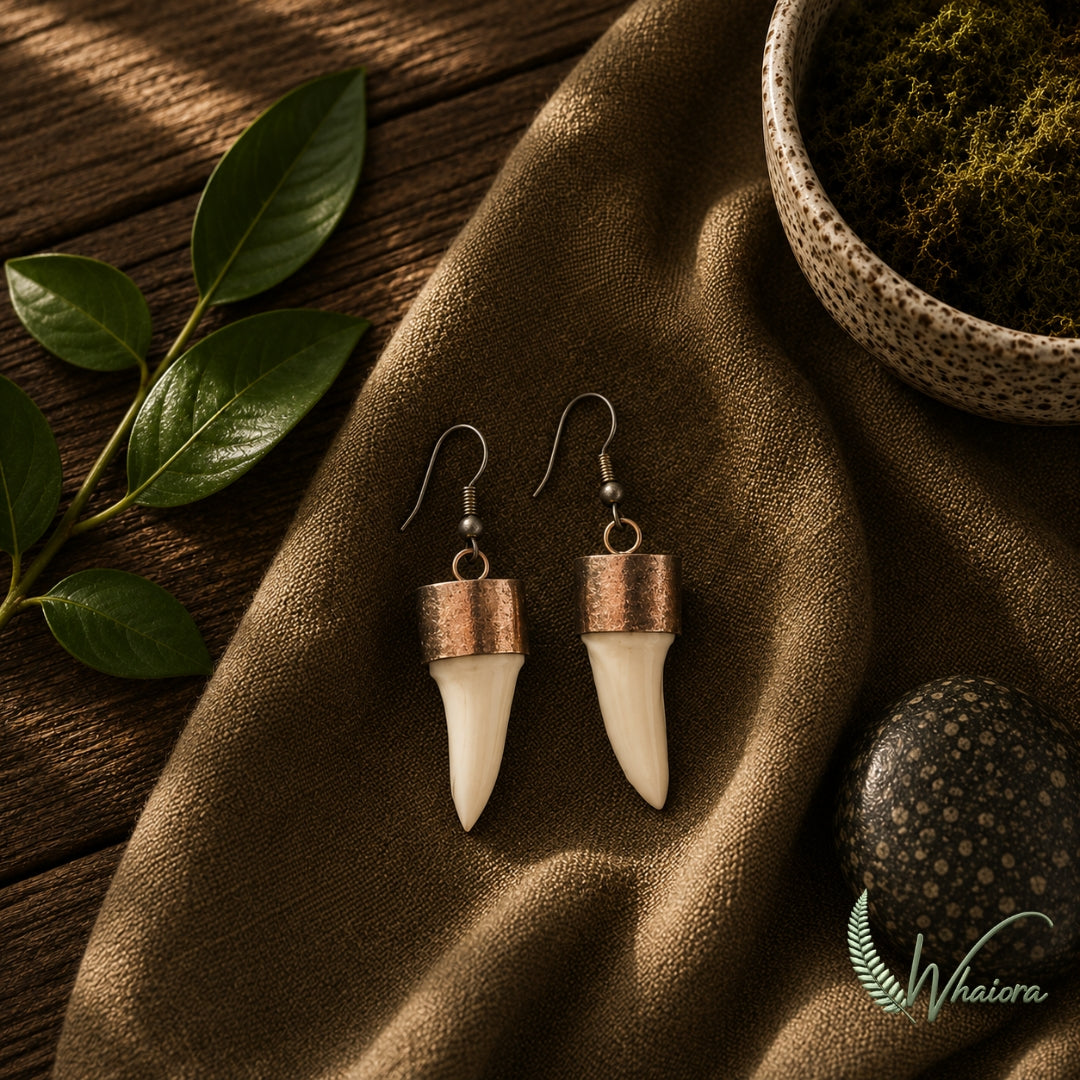 Shark Tooth Earings