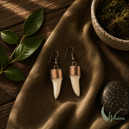 Shark Tooth Earings