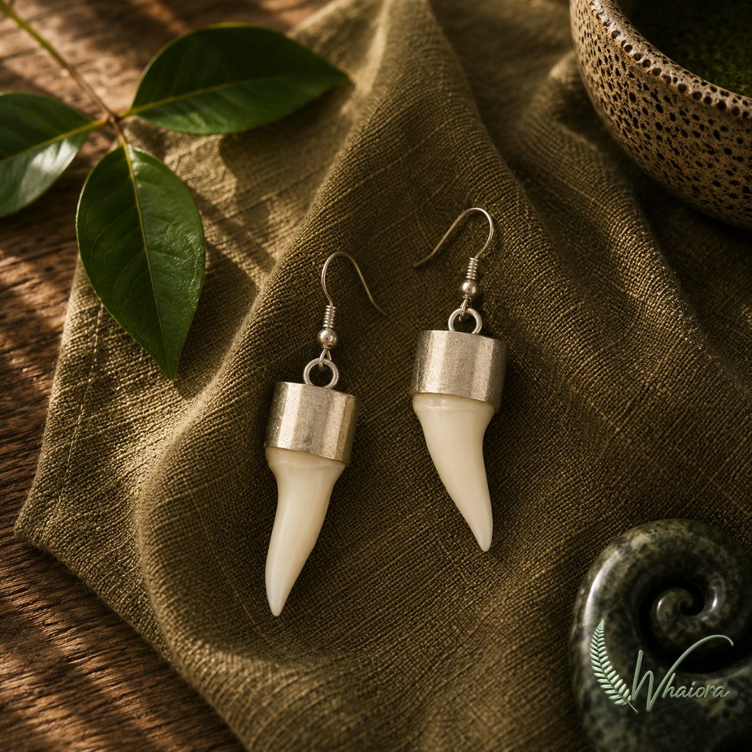 Shark Tooth Earings