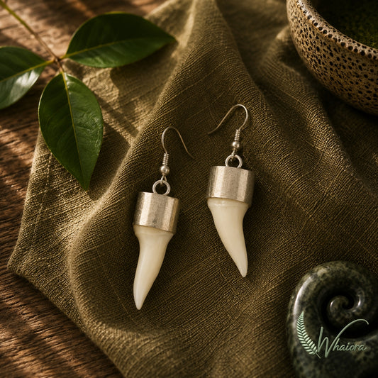 Shark Tooth Earings