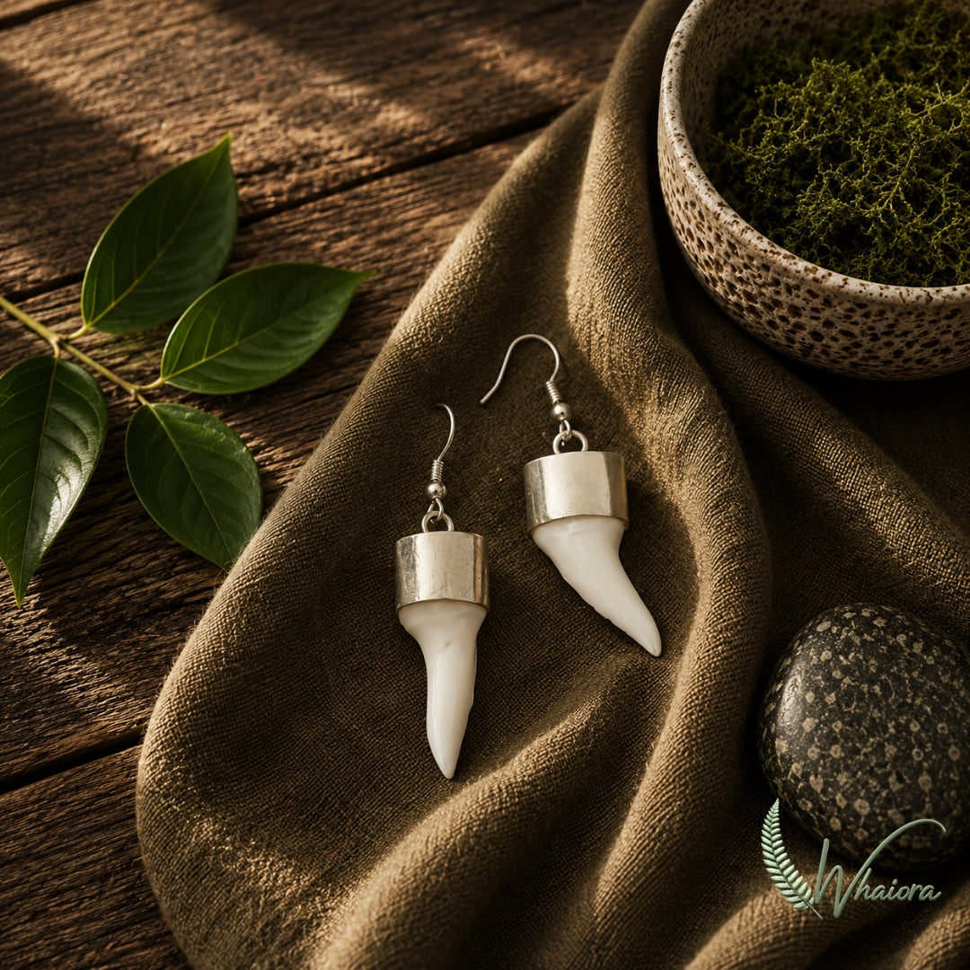Shark Tooth Earings