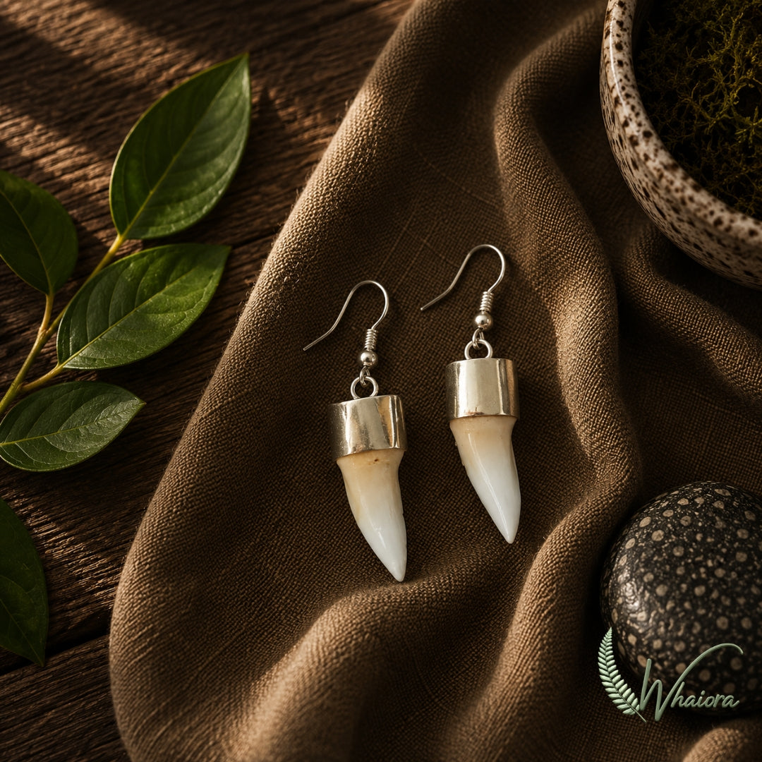 Shark Tooth Earings