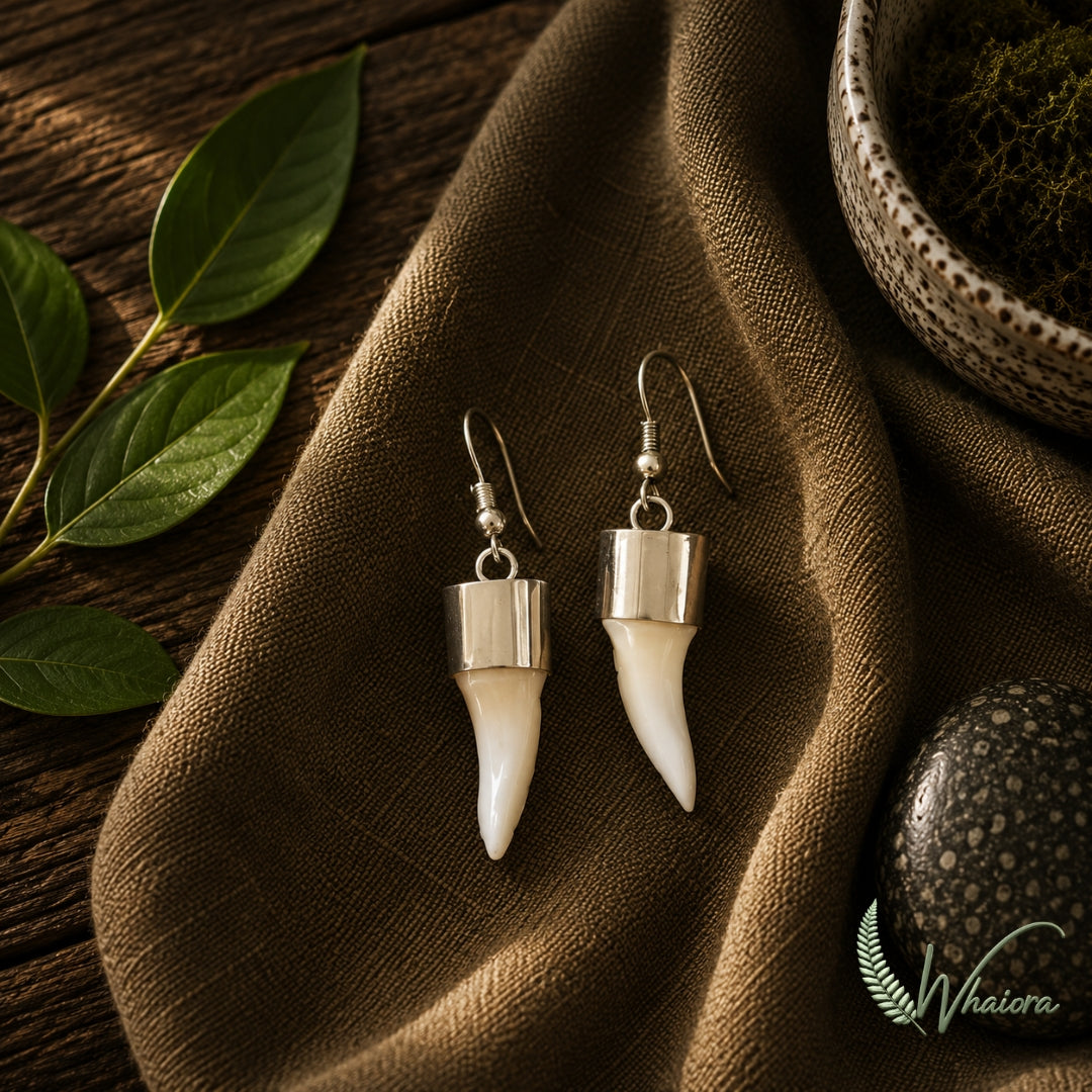 Shark Tooth Earings