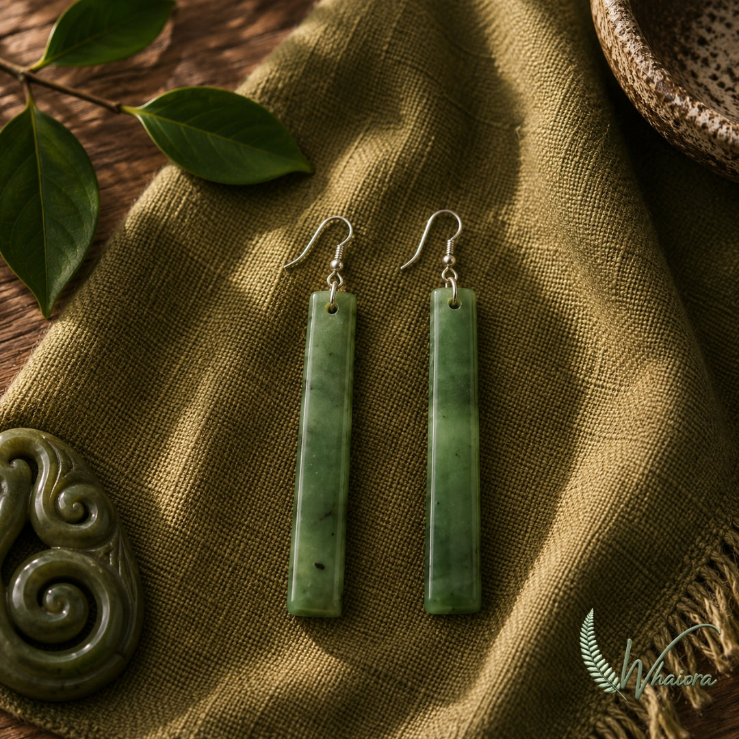 Pounamu Earrings